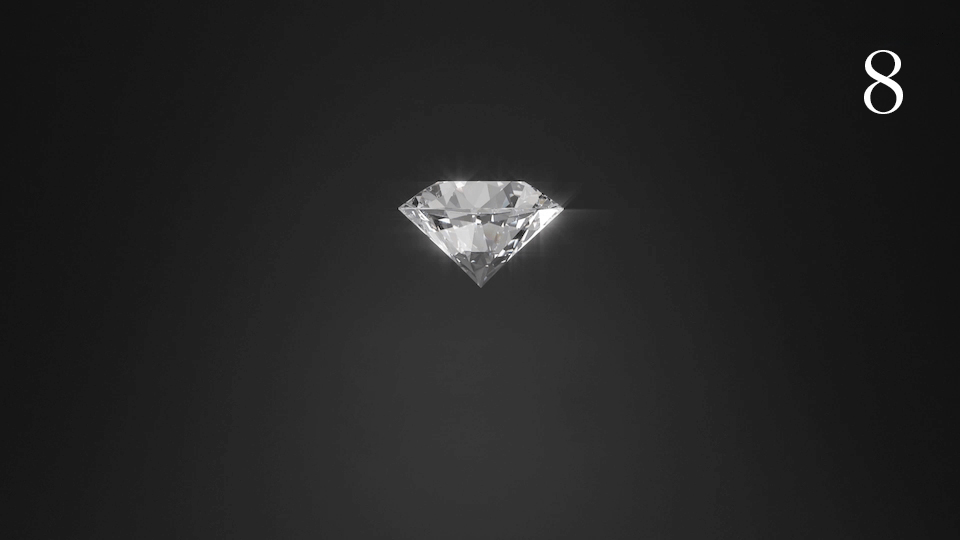 It is 100% carbon composed with better shine and luster.